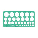 Cirkelsjabloon Groen, 39 Cirkels