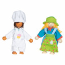 Goki Flexibele Poppen Fynja & Fabio, 6 Outfits