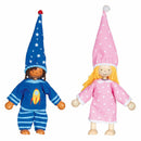 Goki Flexibele Poppen Fynja & Fabio, 6 Outfits