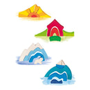 Goki Houten Bouwstenen Kleine Ijsbeer, 22dlg.