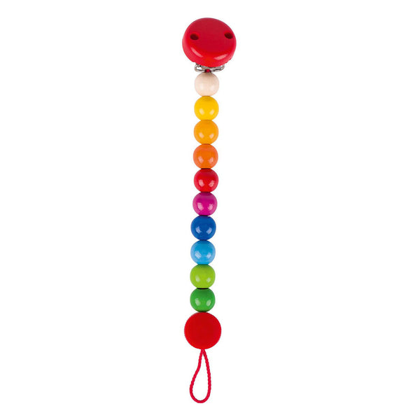 Goki Houten Fopspeenketting Regenboog