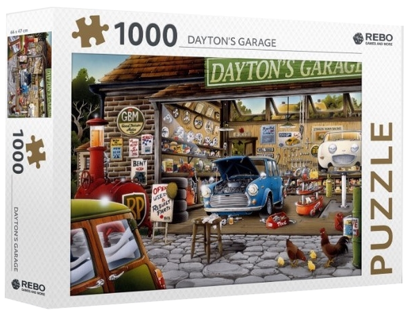 Rebo puzzel 1.000 st. Daytons Garage