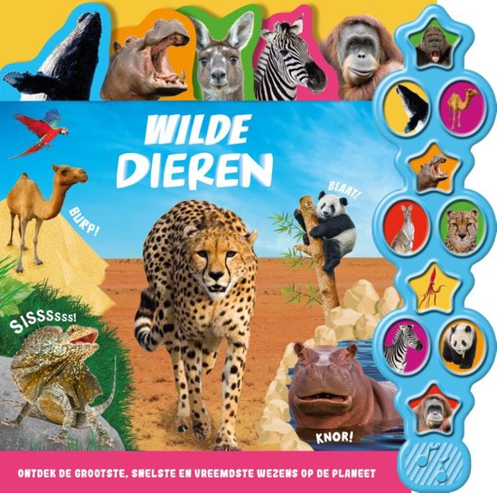Rebo boek wilde dieren 10 geluidenboek