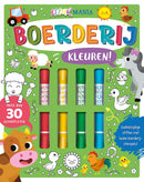 Rebo boek boerderij kleuren! kleurmania