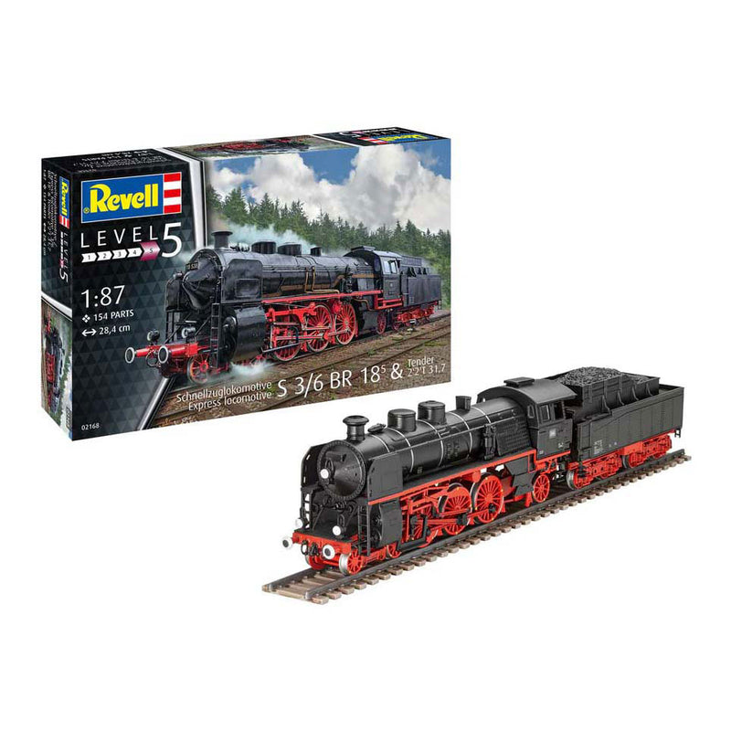 Revell Modelbouwpakket - Express Locomotive 1:87 - 154dlg.