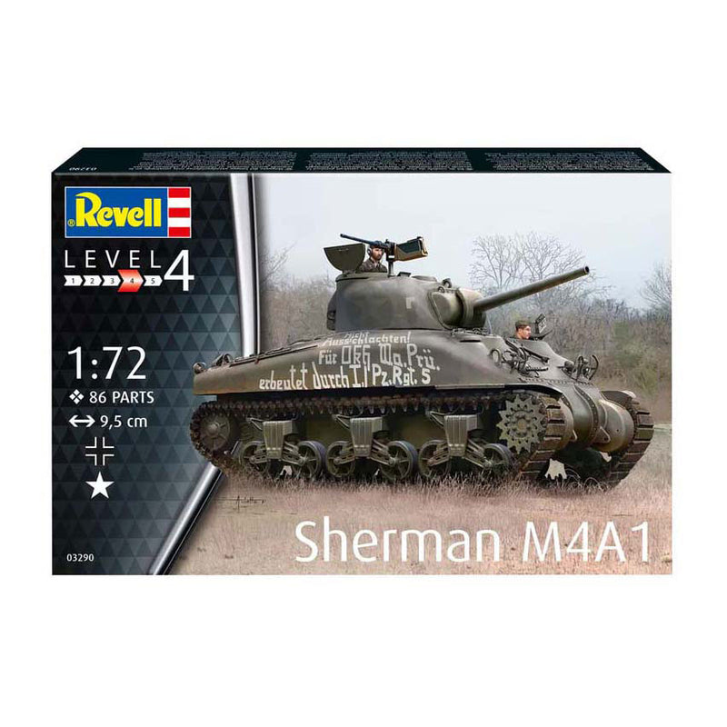 Revell Modelbouwpakket - Sherman M4A1 1:72 - 86dlg.