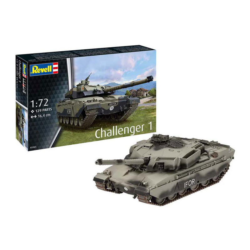 Revell Modelbouwpakket - Challenger 1 1:72 - 129dlg.