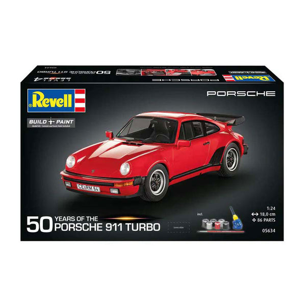 Revell Modelbouwpakket - Porsche 911 Turbo - 50 Years of Porsche Turbo 1:24 - 86dlg.