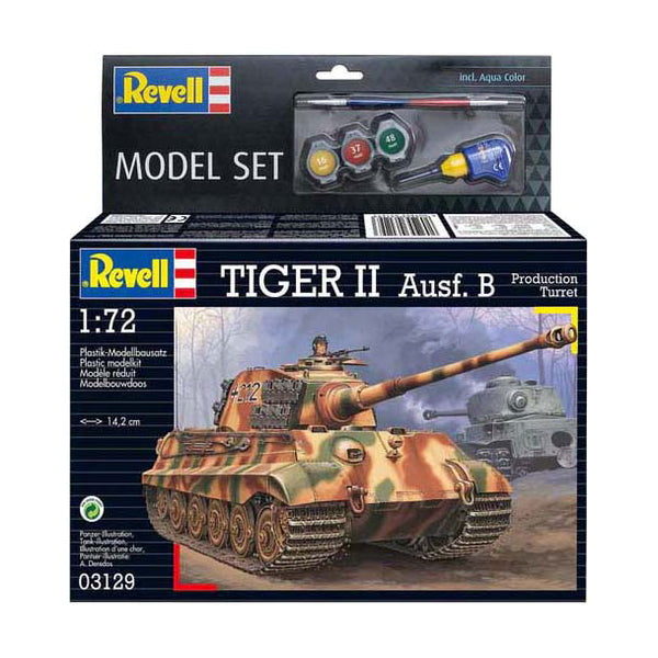 Revell Modelbouwpakket - Tiger II Ausf. B 1:72 - 144dlg.