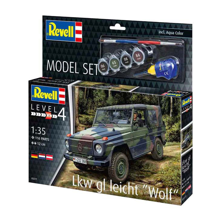 Revell Modelbouwpakket - Lkw gl leicht "Wolf" 1:35 - 116dlg.
