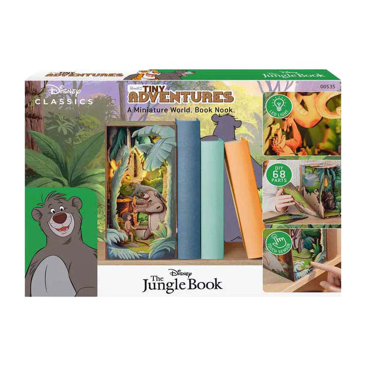 Revell - Tiny Adventures Book Nook Disney - The Jungle Book