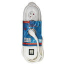 Scanpart Tafelcontactdoos 4-Voudig + Schakelaar Belgi&euml; Wit