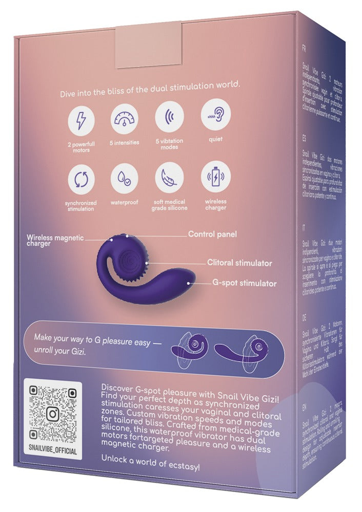 Slak Vibe - Gizi Vibrator - Paars
