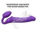 Vibrating Strap-On M Purple