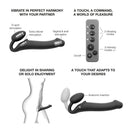 Vibrating Strap-On M Black