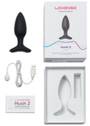 Lovense - Hush 2 Vibrerende Buttplug Met App - Zwart