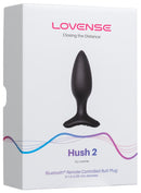 Lovense - Hush 2 Vibrerende Buttplug Met App - Zwart