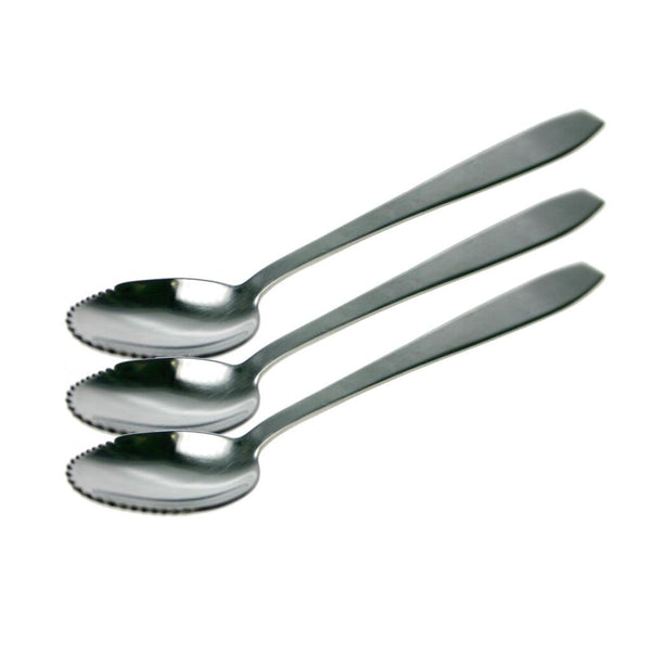 Kiwi Lepels 3 Stuks RVS