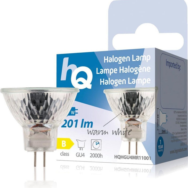 HQ Halogeenlamp GU4 20W Warm Wit