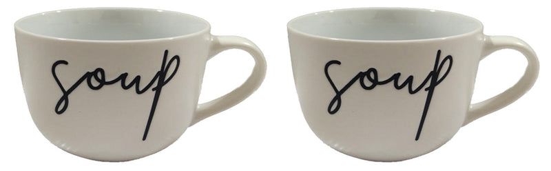 Cuisine Performance Soepkom 450ml 2 stuks mat wit