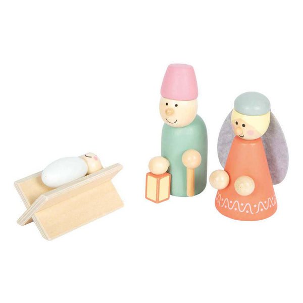 Small Foot - Houten Kribbe Kerstverhaal Speelset