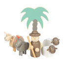 Small Foot - Houten Kribbe Kerstverhaal Speelset