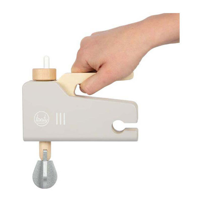 Small Foot - Houten Mixer Speelset Grijs "Tasty"