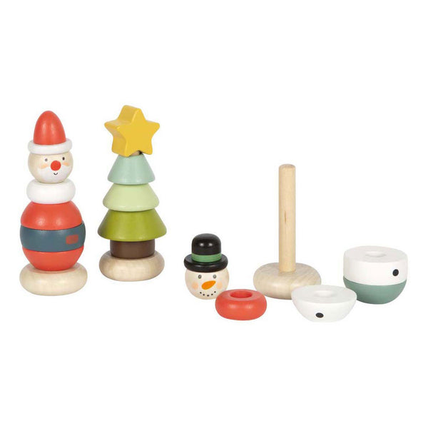 Small Foot - Display Kerst- en Winter Stapeltoren, 9dlg.