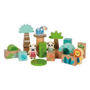Small Foot - Houten Bouwblokken Jungle Friends FSC - 50dlg.