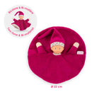Corolle Tidoudou - Roze Grenadine Knuffeldoek, 17cm