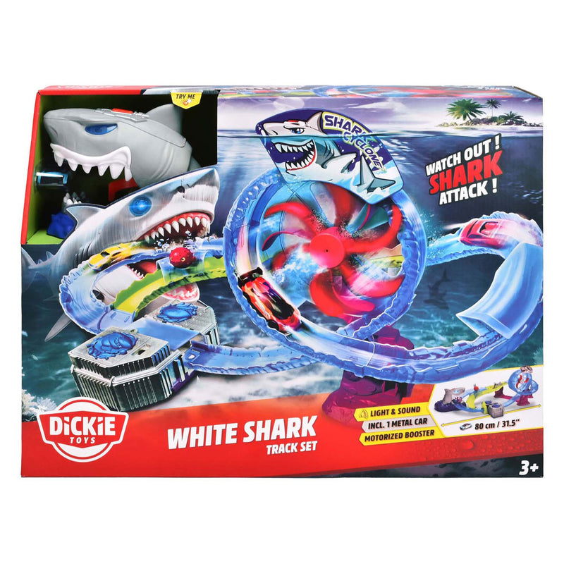 Dickie White Shark Track Set