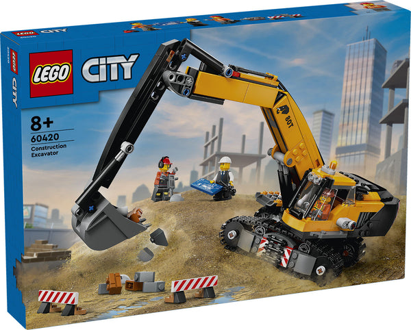 Lego 60420 City Great Vehicles Gele Graafmachine