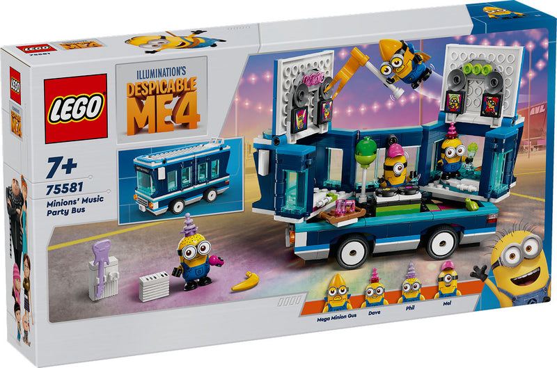 Lego Minions 75581 Muzikale Feestbus van Minions