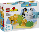 Lego Duplo 10442 Families van Wilde Dieren Pingu&iuml;ns en Leeuwen