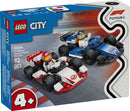 Lego City 60464 F1 Williams Racing en Haas F1 Racewagens