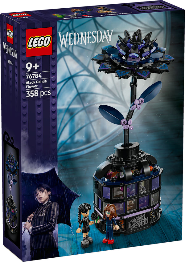 LEGO Wednesday Zwarte dahlia