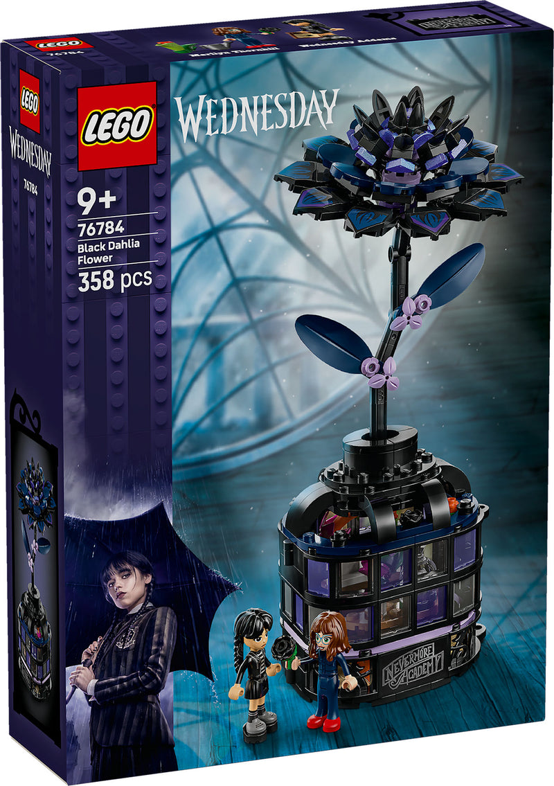 LEGO Wednesday Zwarte dahlia