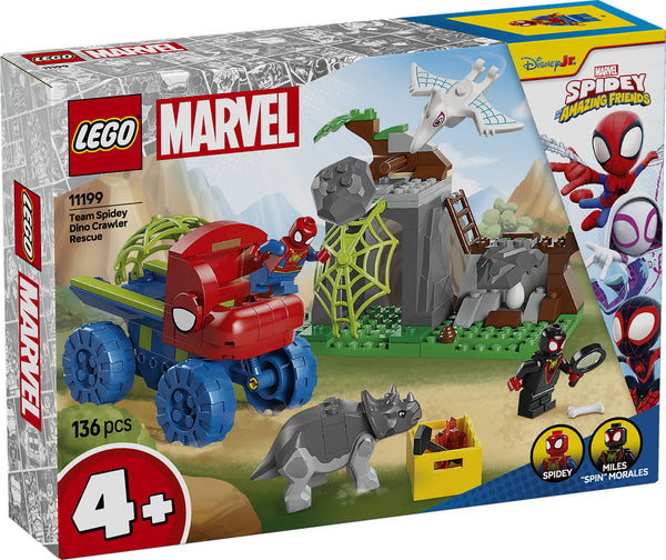 Lego Spidey and Friends 11199 Spidey Reddingsmissie met Dinotruck