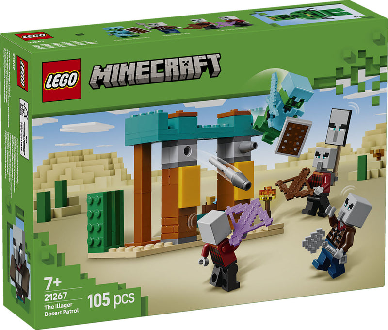 Lego Minecraft 21267 De Illagers in de Woestijn