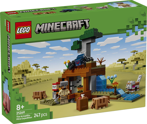 Lego Minecraft 21269 De Gordeldieren bij de Mijn