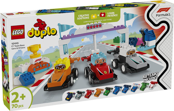 Lego Duplo 10445 F1 Team Racewagens en Coureurs