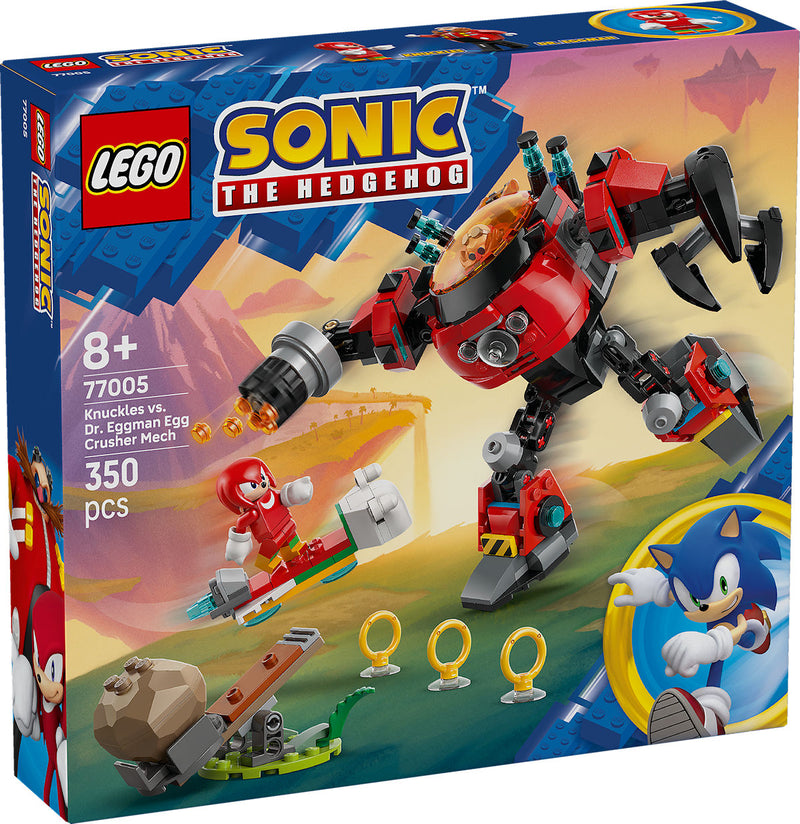 LEGO Sonic 77005 Knuckles vs. Dr. Eggman Egg Crusher mecha