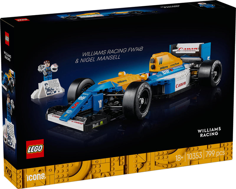 Lego Icons 10353 Williams Racing FW14B en Nigel Mansell