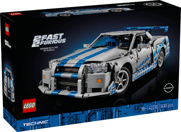 Lego Technic 42210 2 Fast 2 Furious Nissan Skyline GTR (R34) Auto