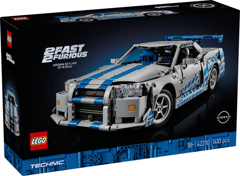 Lego Technic 42210 2 Fast 2 Furious Nissan Skyline GTR (R34) Auto