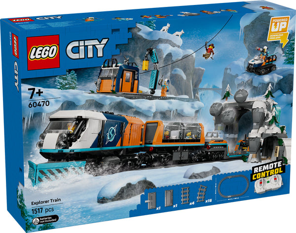 Lego City 60470 Onderzoekstrein op de Noordpool