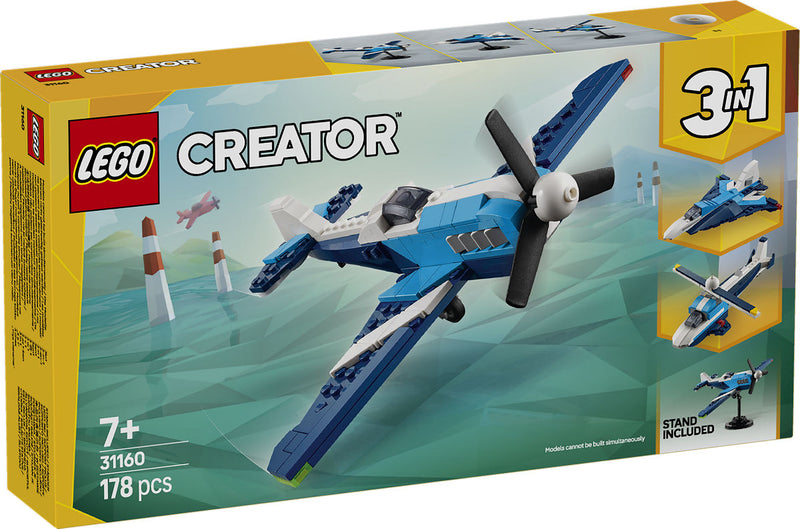 Lego Creator 31160 3in1 Luchtvaart Racevliegtuig