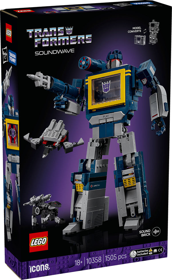 Lego Icons 10358 Transformers Soundwave
