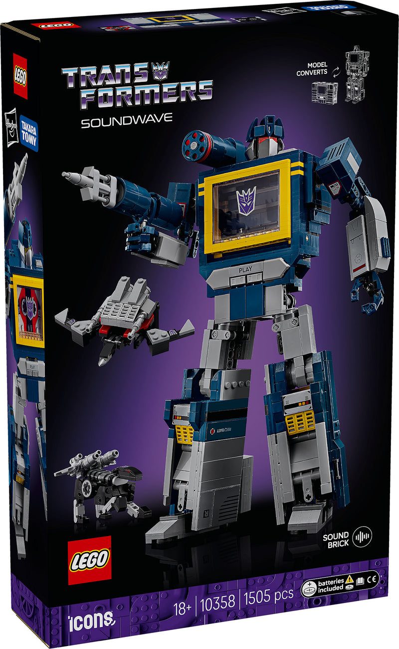 Lego Icons 10358 Transformers Soundwave