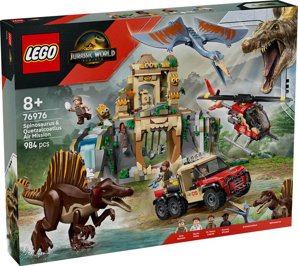 LEGO Jurassic World 76976 Spinosaurus en Quetzalcoatlus luchtmissie